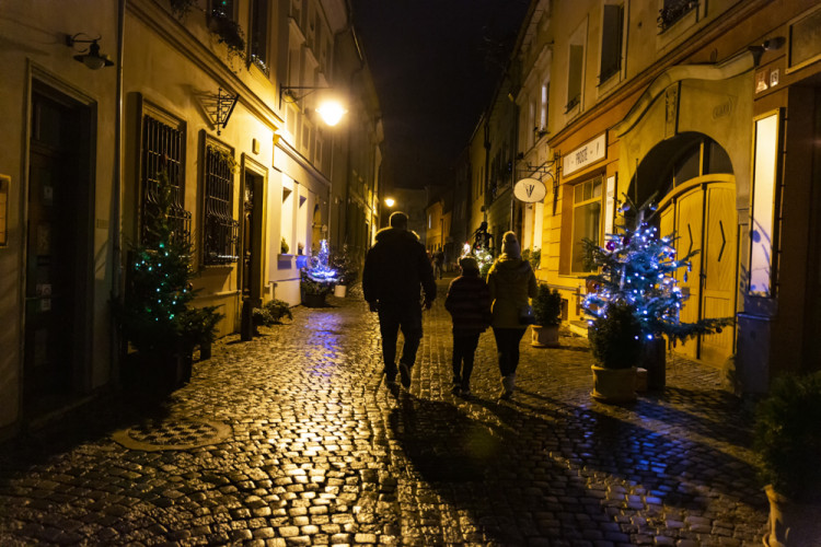 Vánoční ulička v centru