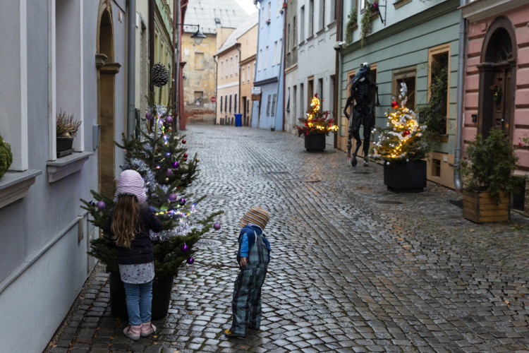 Vánoční ulička v centru