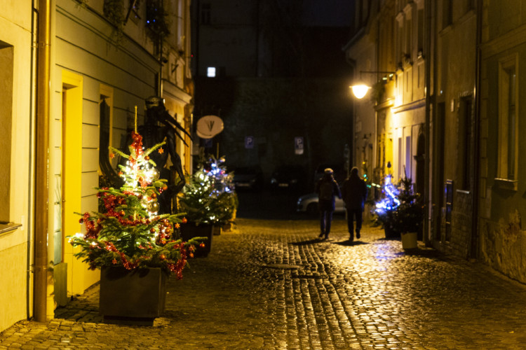 Vánoční ulička v centru