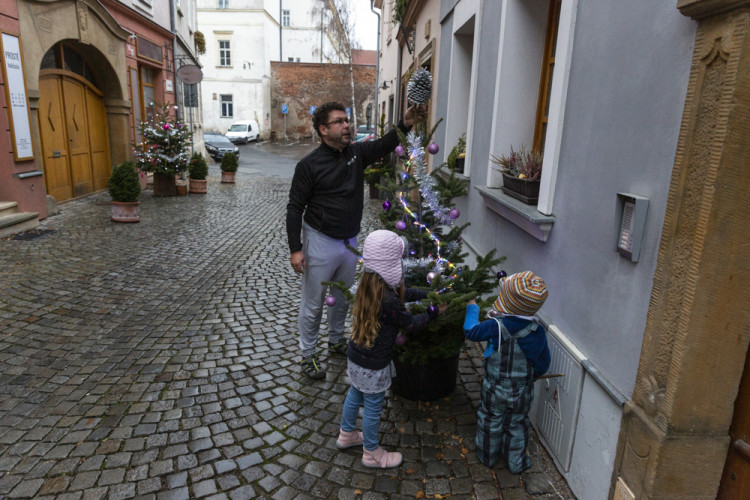 Vánoční ulička v centru