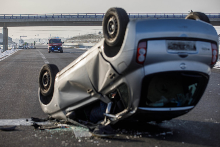 Cvičení IZS na uzavřené dálnice D11