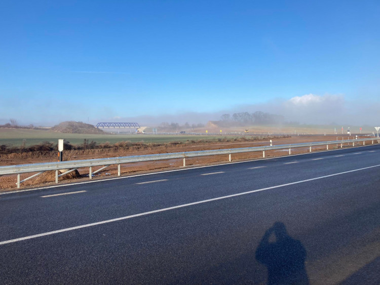 Nová část dálnice D11 z Hradce Králové do Jaroměře