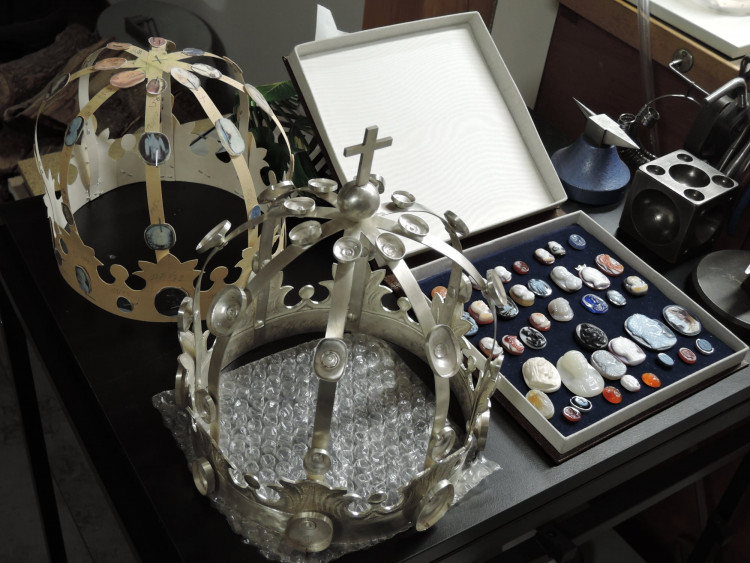 Kopie císařské koruny Napoleona Bonaparte