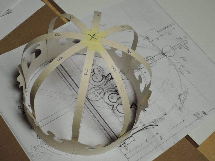 Kopie císařské koruny Napoleona Bonaparte