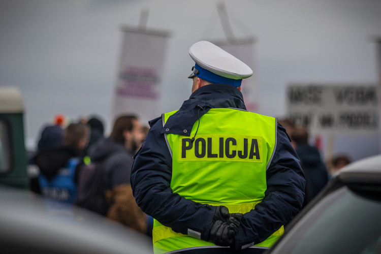 Demonstrace u polského dolu Turów