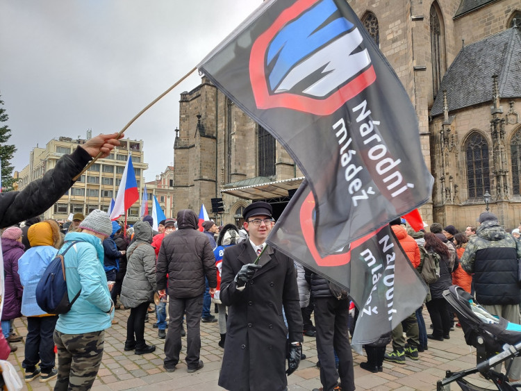 FOTOGALERIE: Demonstrace proti povinnému očkování