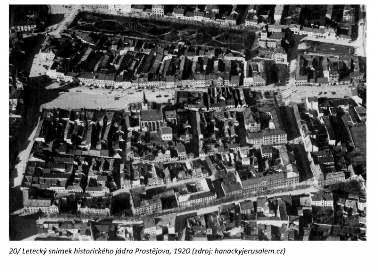 Studie jižního centra Prostějova