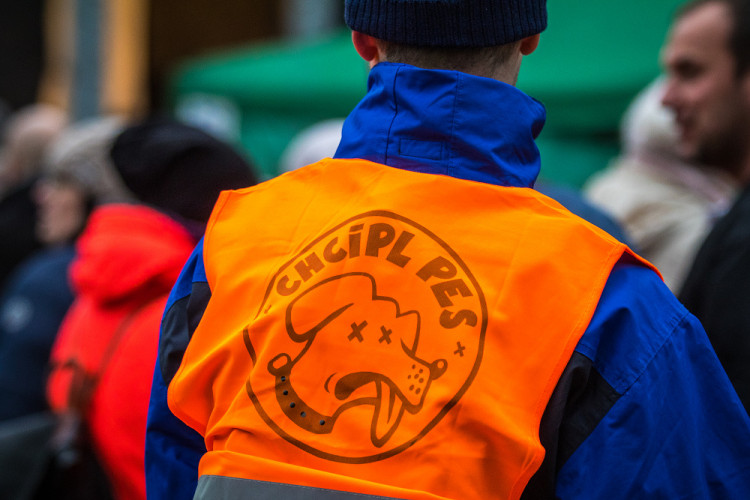 Demonstrace proti pandemickému zákonu v Liberci