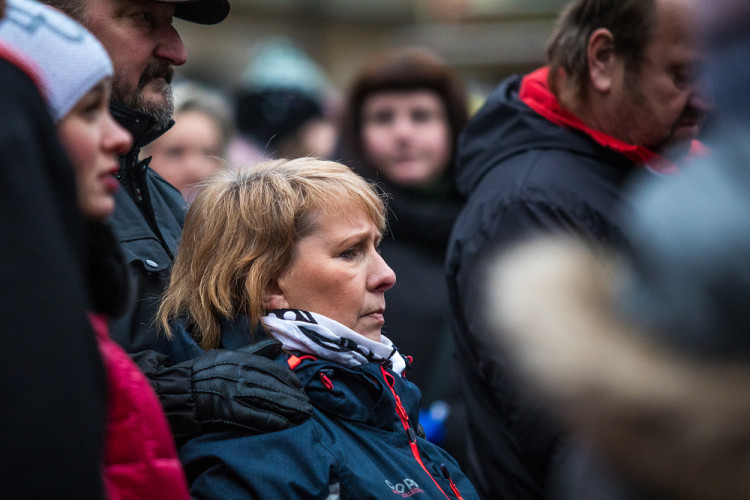 Demonstrace proti pandemickému zákonu v Liberci