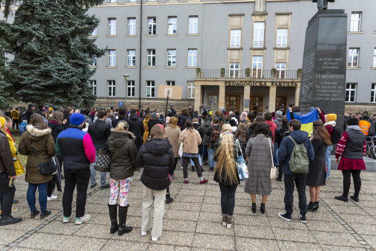 Setkání na podporu Ukrajiny v Olomouci