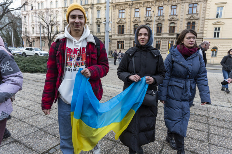 Setkání na podporu Ukrajiny v Olomouci