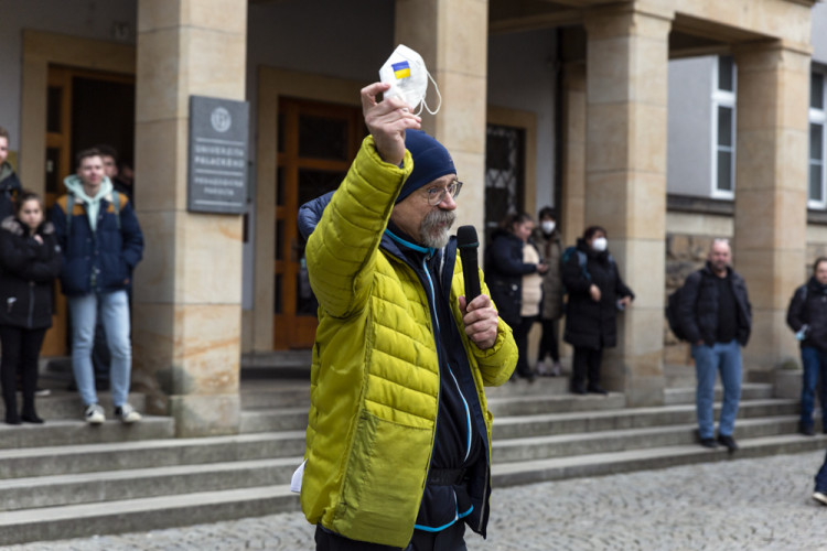 Setkání na podporu Ukrajiny v Olomouci