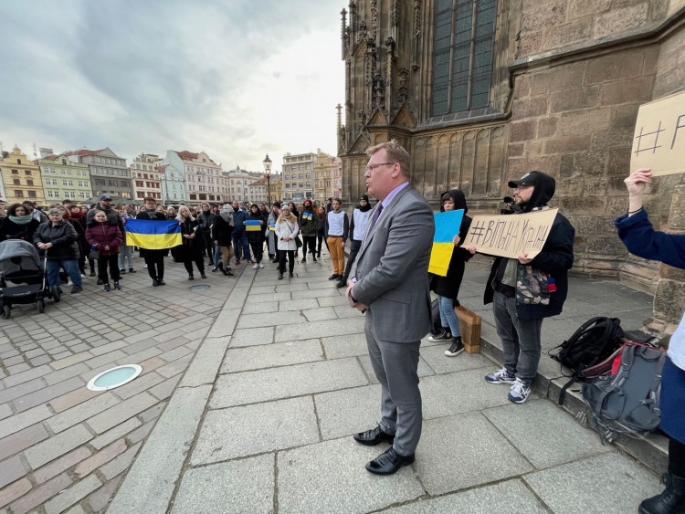 FOTOGALERIE: Podpora Ukrajině