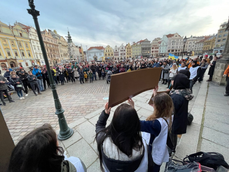 FOTOGALERIE: Podpora Ukrajině