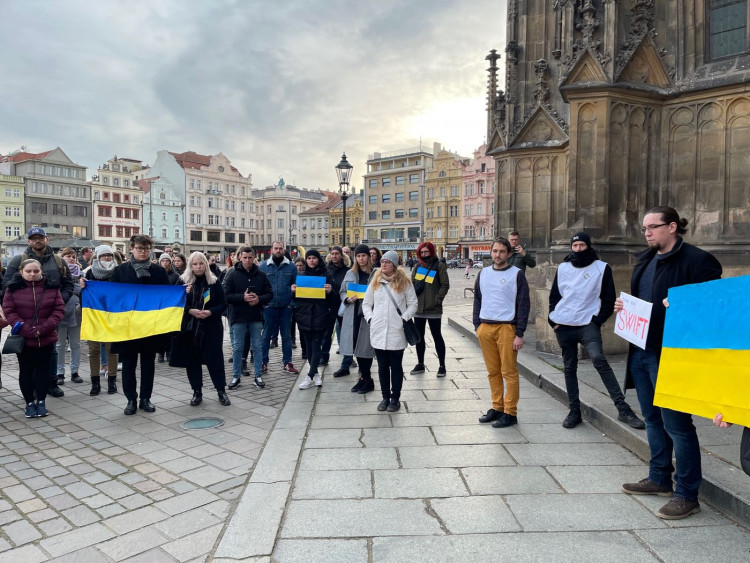 FOTOGALERIE: Podpora Ukrajině