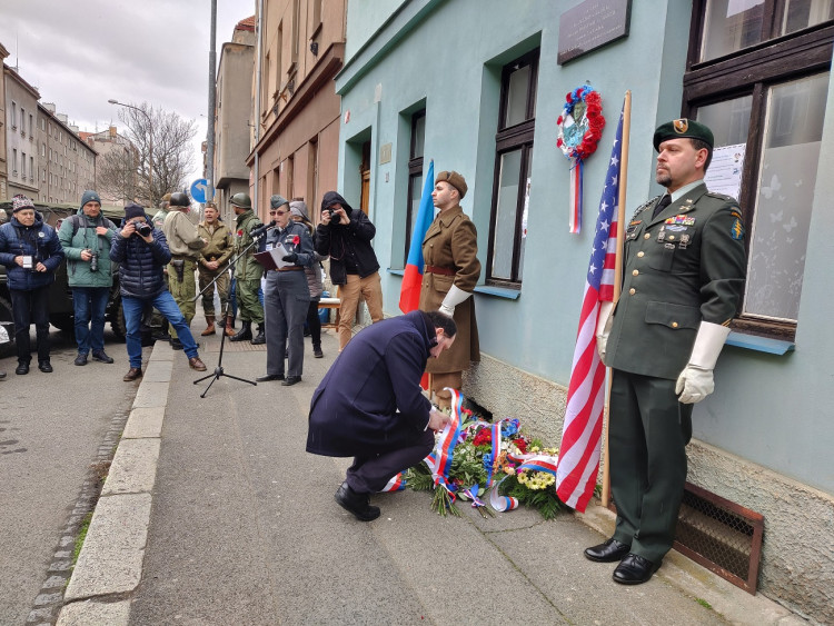 FOTOGALERIE: Plzeň si dnes připomněla památku plukovníka Pravomila Raichla