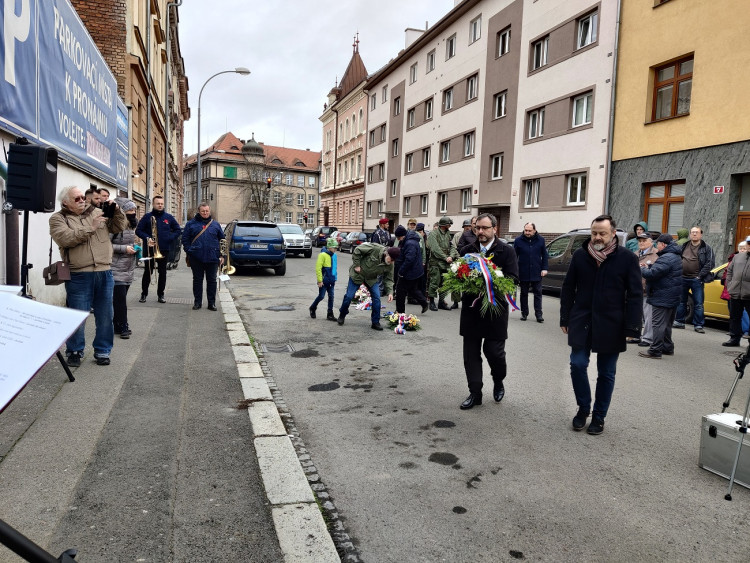 FOTOGALERIE: Plzeň si dnes připomněla památku plukovníka Pravomila Raichla