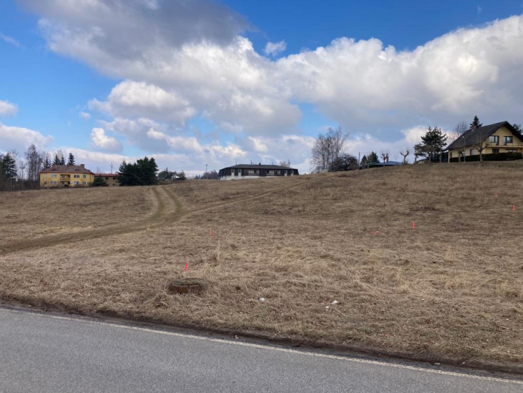 Trasa od rybníku Zaďák k místnímu pneuservisu.  