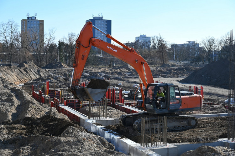 GALERIE: Stavba nového fotbalového stadionu v Hradci Králové
