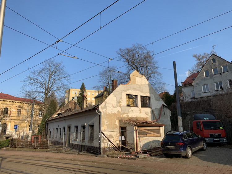 Bourání restaurace U Severů