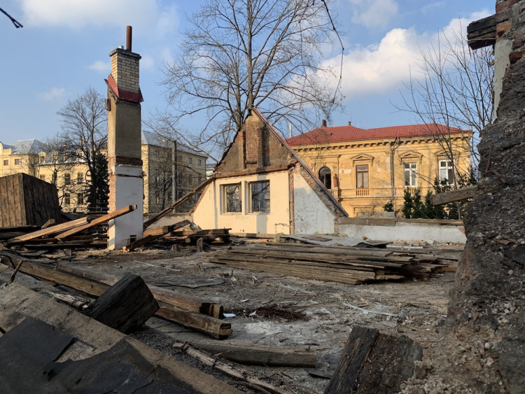 Bourání restaurace U Severů