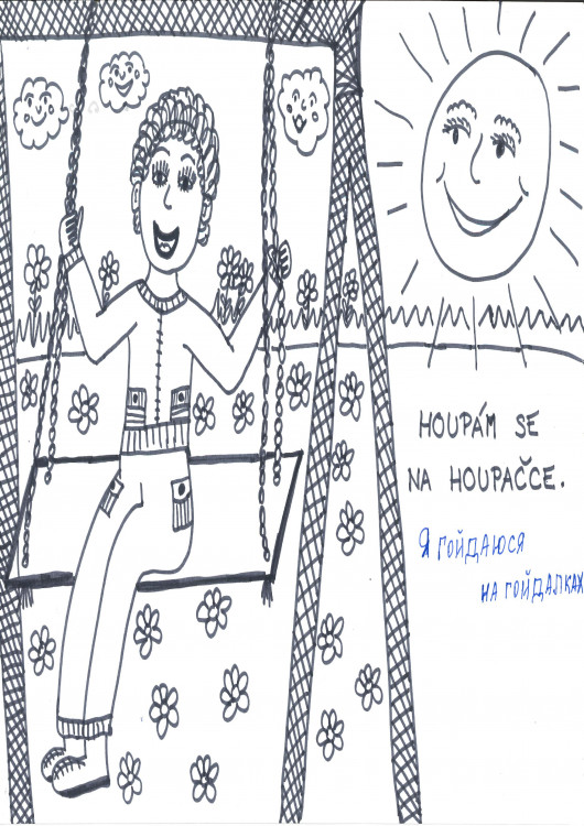 FOTOGALERIE: Dětské obrázky a ukrajinské omalovánky