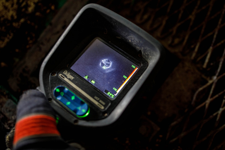 Požár uvnitř sila v Dobrušce