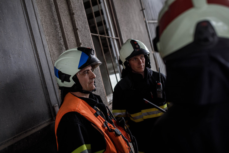 Požár uvnitř sila v Dobrušce