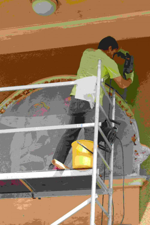 Mozaiku z 50. let zachránili restaurátoři