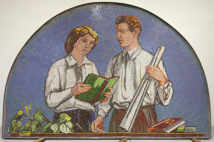 Mozaiku z 50. let zachránili restaurátoři