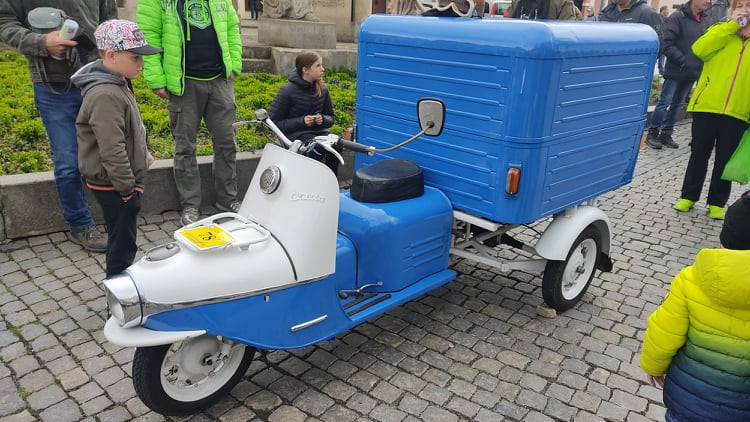 FOTOGALERIE: Jízda veteránů z Přerova na Helfštýn