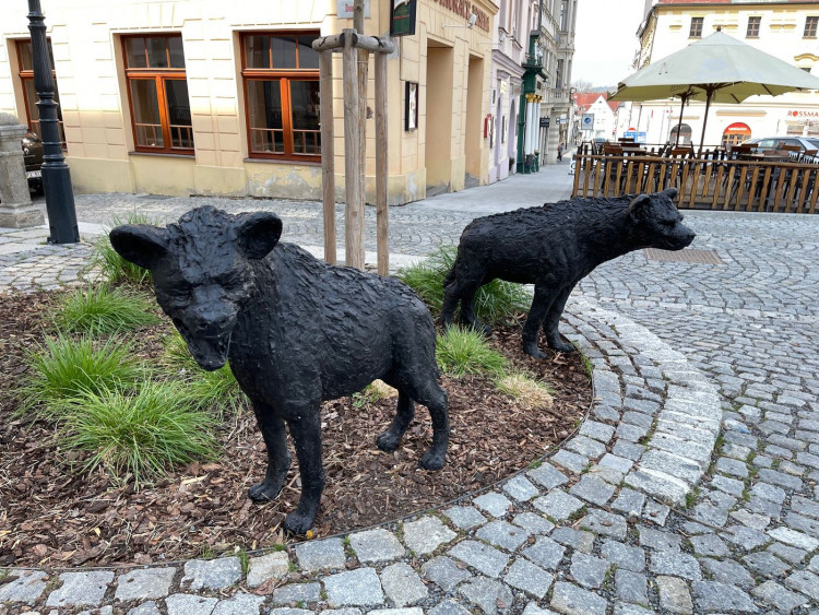 FOTOGALERIE: Sochy v ulicích Klatovy