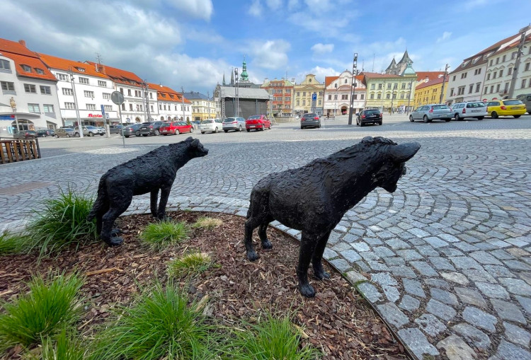 FOTOGALERIE: Sochy v ulicích Klatovy