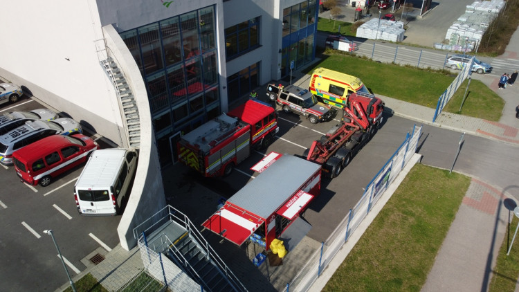 Ebola, taktické cvičení IZS Kraje Vysočina