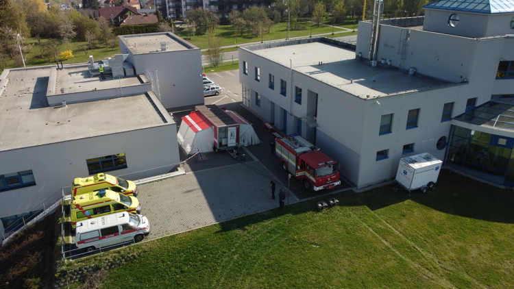 Ebola, taktické cvičení IZS Kraje Vysočina