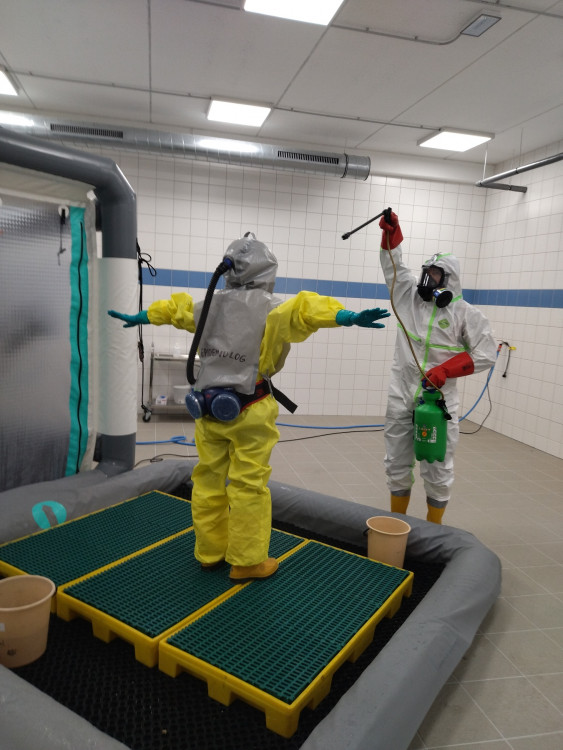 Ebola, taktické cvičení IZS Kraje Vysočina