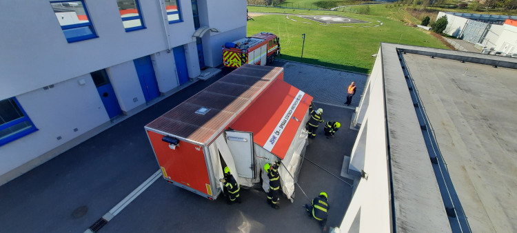 Ebola, taktické cvičení IZS Kraje Vysočina