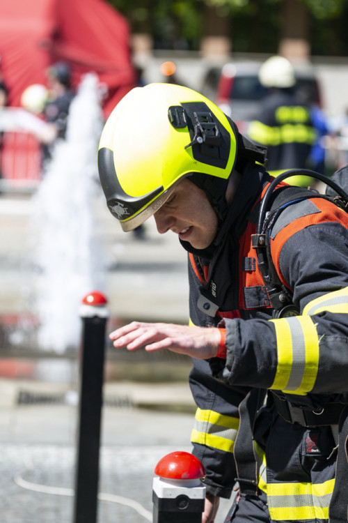 Tažení figuríny a 315 schodů. Hasiči změřili síly na závodech v Olomouci