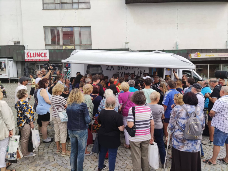 Andrej Babiš v Jihlavě