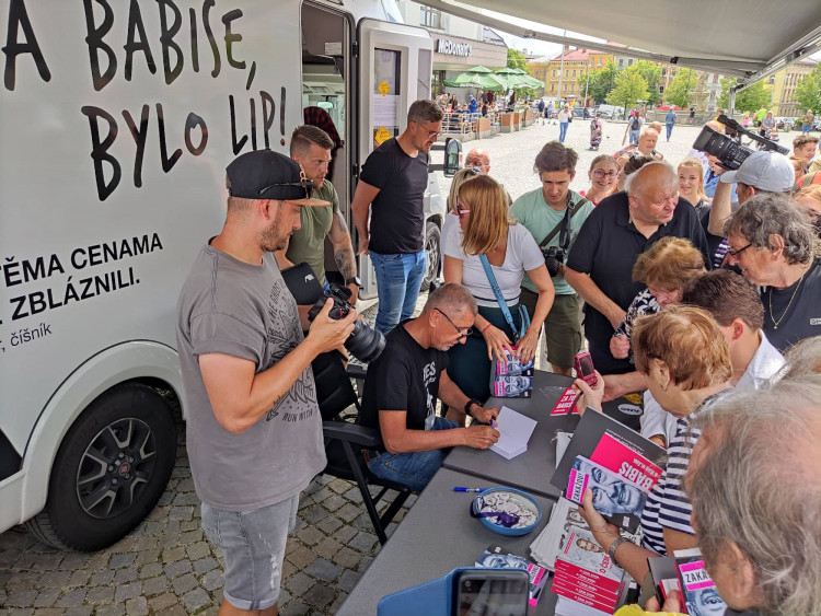 Andrej Babiš v Jihlavě