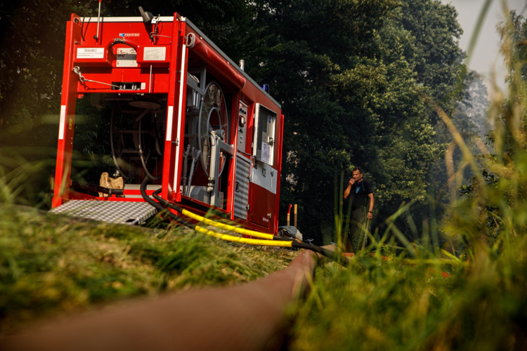 Zásah královéhradeckých hasičů v Českém Švýcarsku