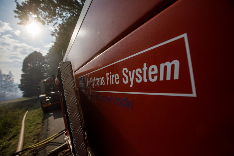 Zásah královéhradeckých hasičů v Českém Švýcarsku