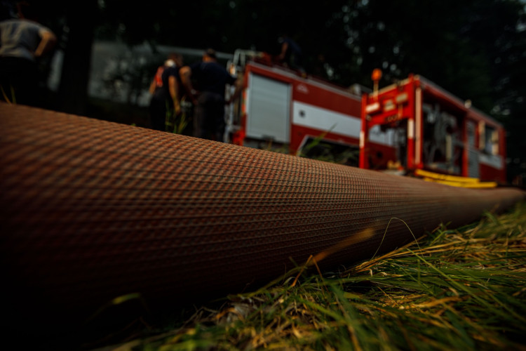 Zásah královéhradeckých hasičů v Českém Švýcarsku