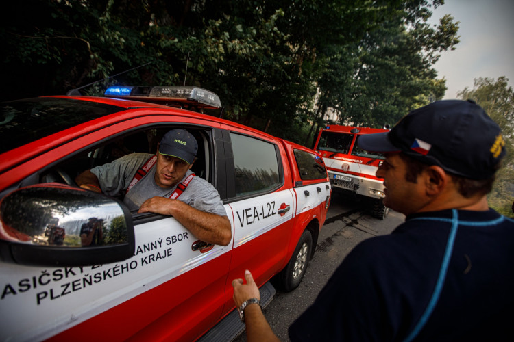 Zásah královéhradeckých hasičů v Českém Švýcarsku