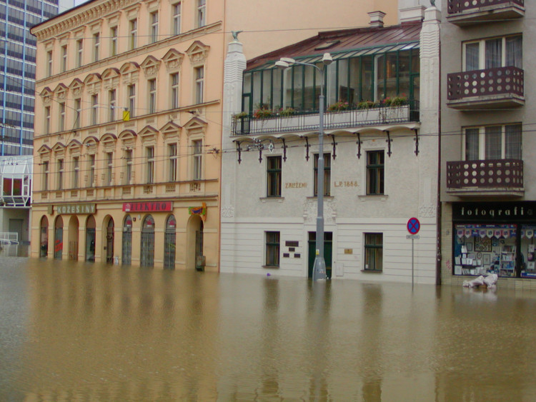 FOTOGALERIE: Povodně srpen 2002 Plzeň a okolí