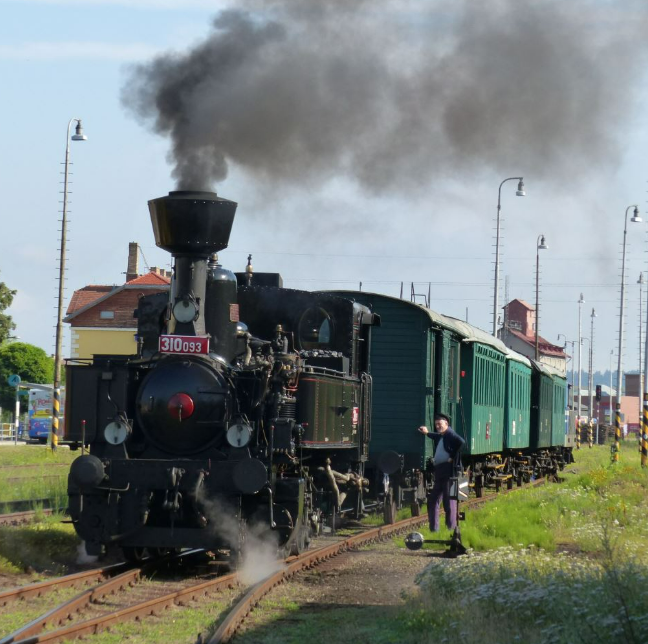 Parní vlak, foto České dráhy : 