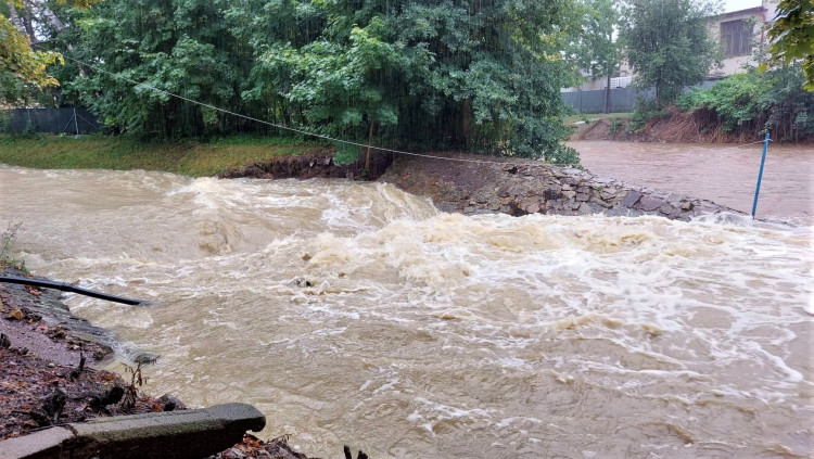 FOTOGALERIE: Následky lijáku na Rokycansku a Plzeňsku