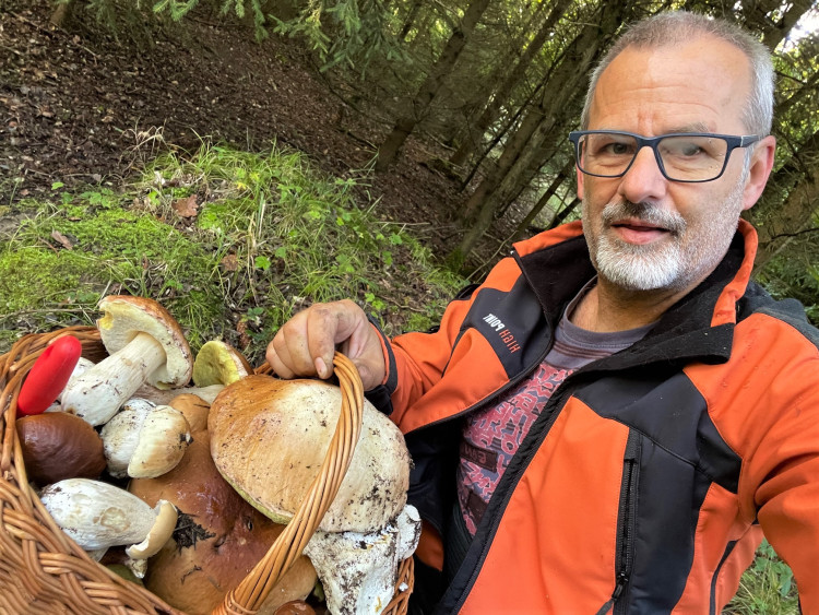 FOTOGALERIE: Redaktor Plzeňské Drbny na houbách