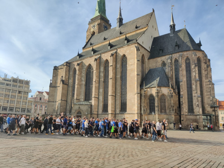 FOTOGALERIE: Fanoušci Interu Milán v Plzni