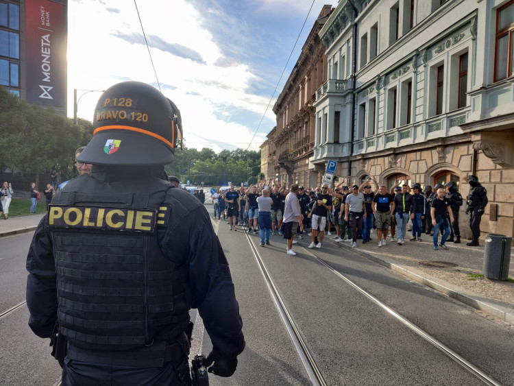 FOTOGALERIE: Fanoušci Interu Milán v Plzni